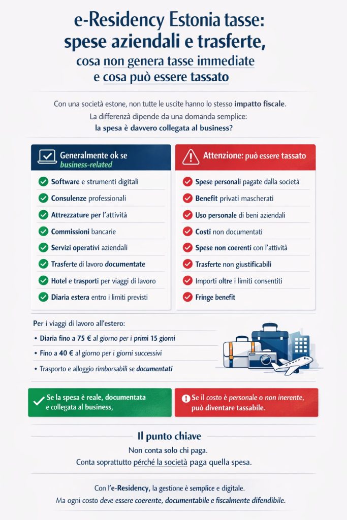 e-Residency Estonia tasse Indennità giornaliera