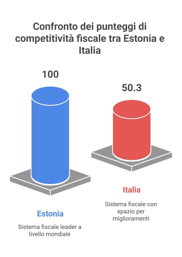 Tassazione in Estonia VS Italia - punteggi Tassazione in Estonia VS Italia - punteggi