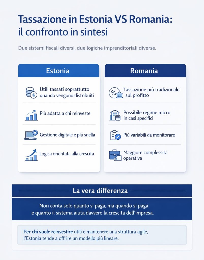 Tassazione in Estonia VS Romania: il confronto in sintesi
