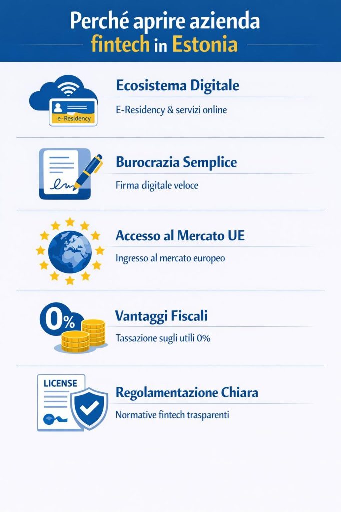 perchè aprire azienda fintech in Estonia perchè aprire azienda fintech in Estonia