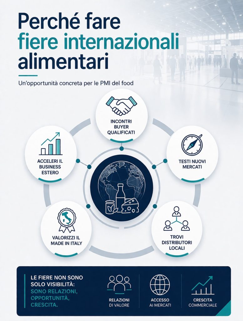 Fiere internazionali alimentari opportunità