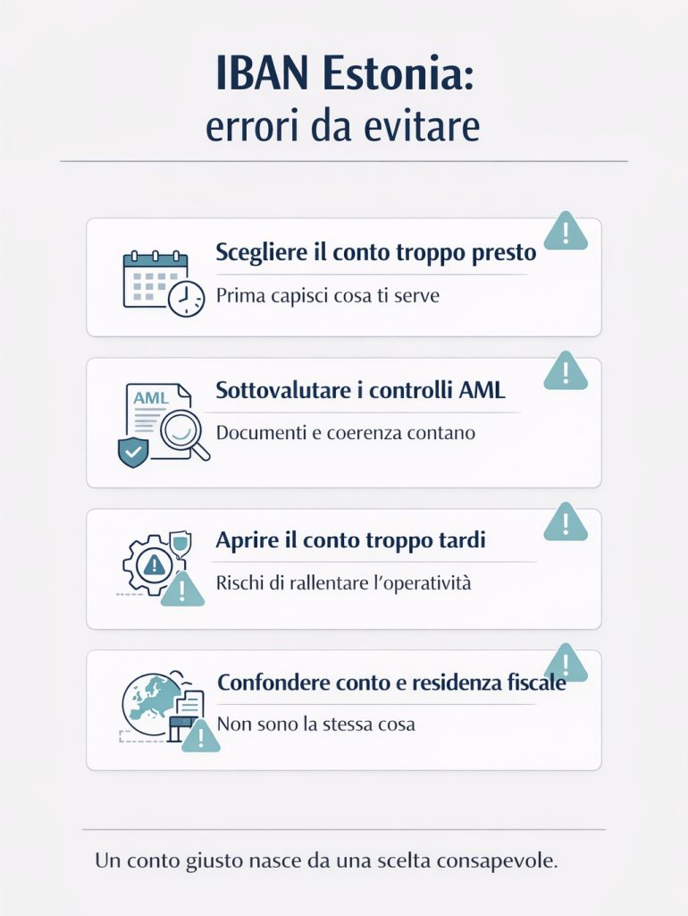 IBAN Estonia errori IBAN Estonia errori