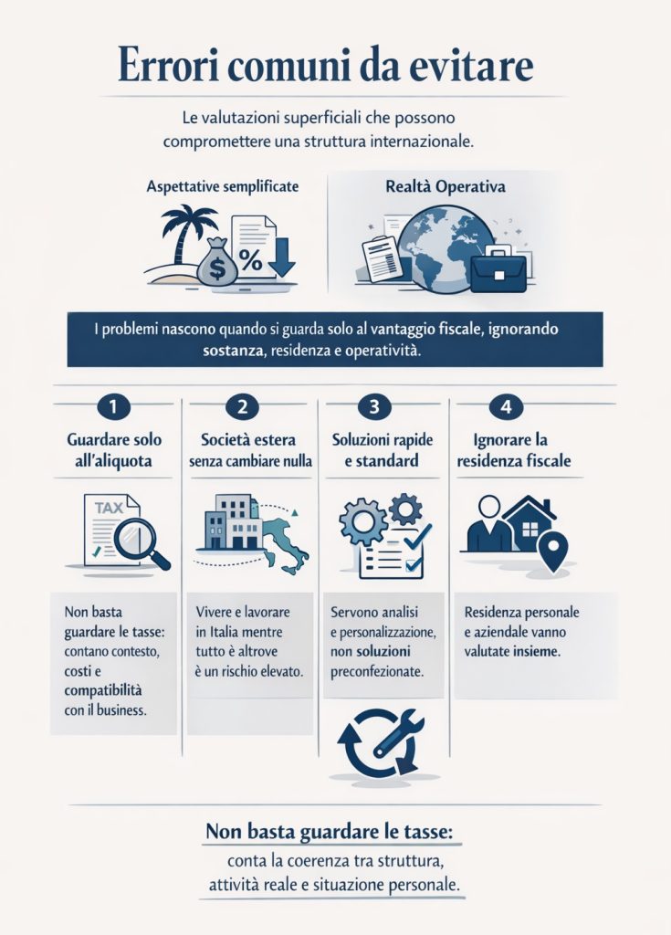 Paesi con meno tasse errori comuni da evitare
