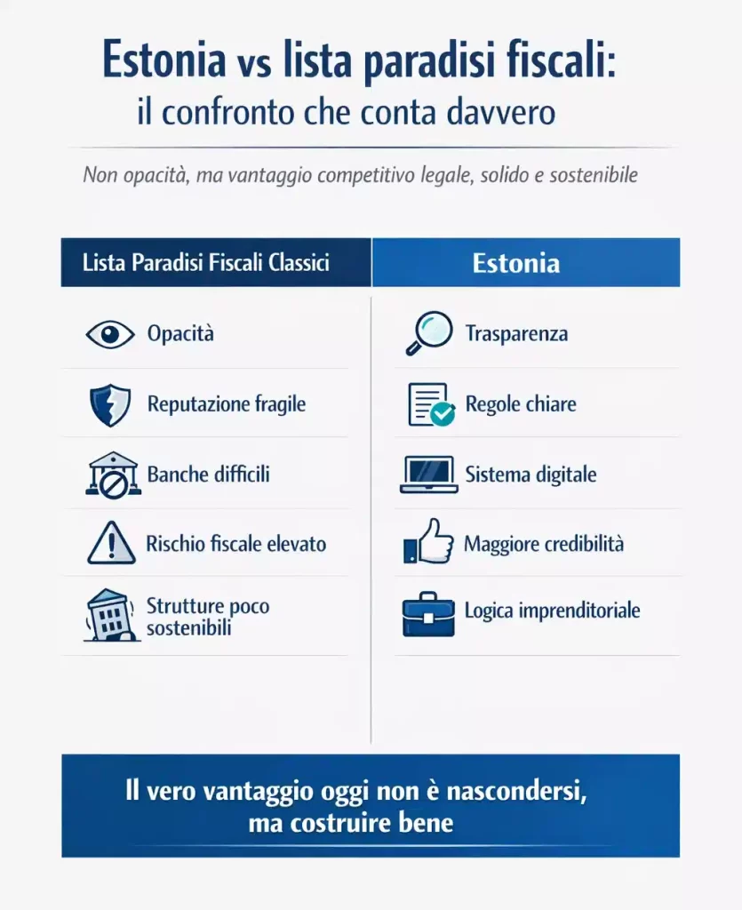 Lista paradisi fiscali Estonia