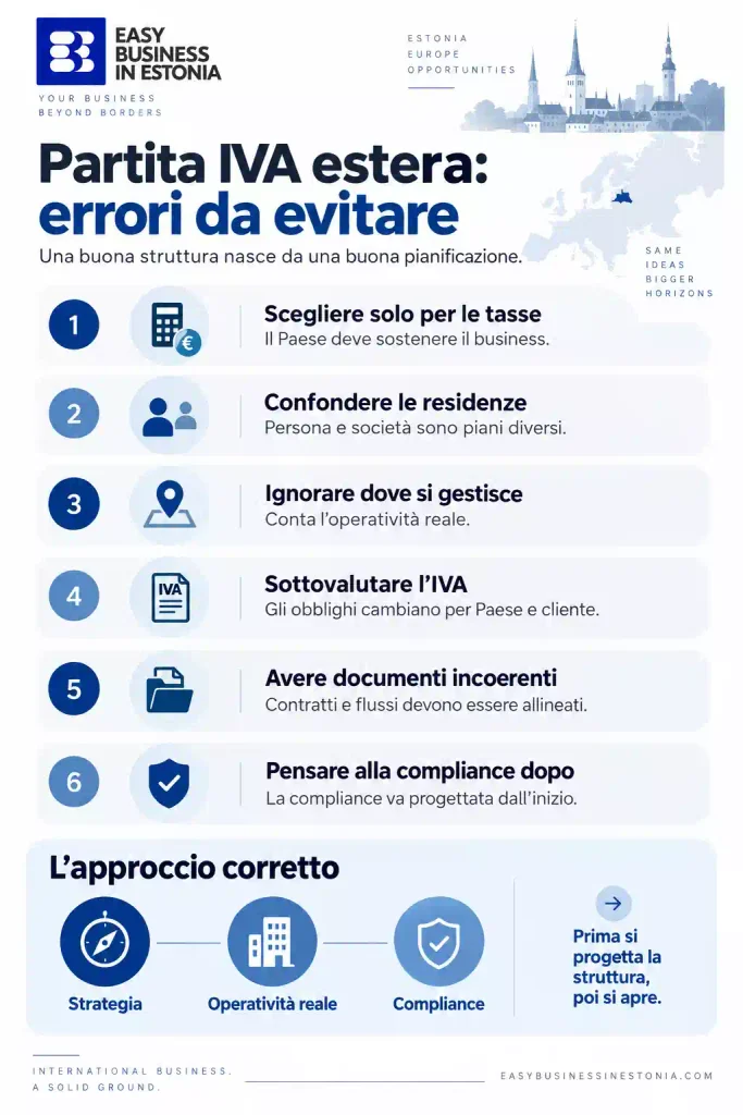 Partita IVA estera errori da evitare